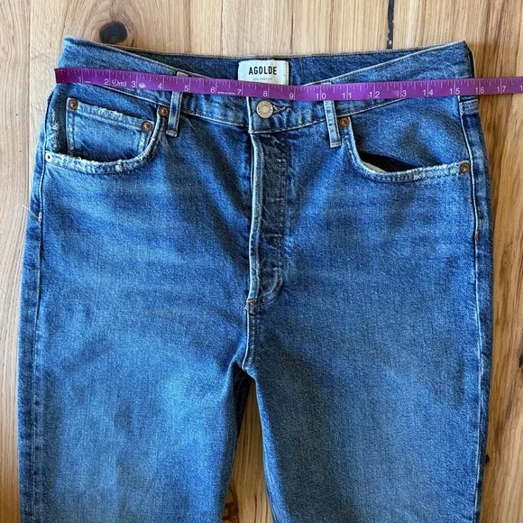 Agolde Blue Ankle & Cropped Jeans - Picture 7 of 9